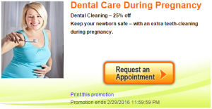 Pregnant Dental Care Promo