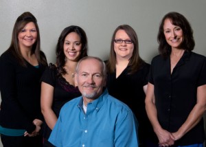 Dr. Howell and his Longmont dental staff.